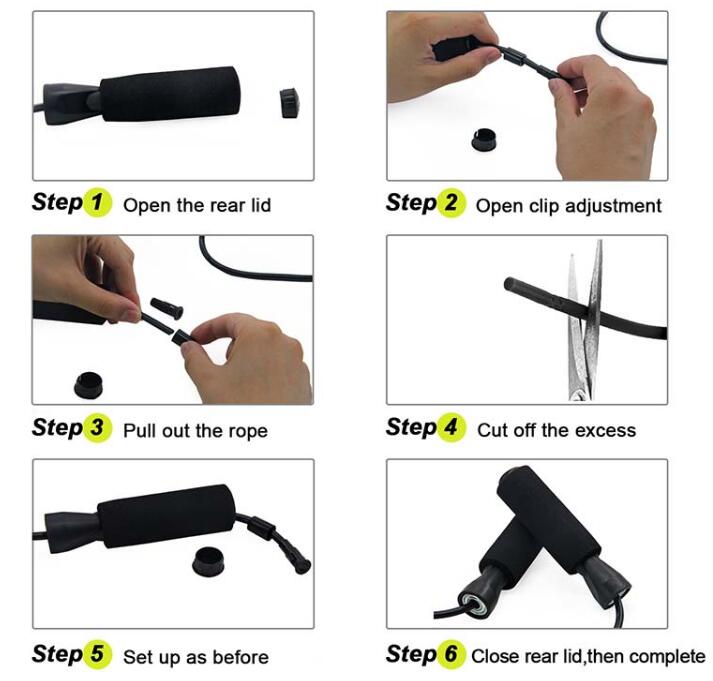 Sponge Hands Jump Ropes che salta la velocità della corda che salta la corda