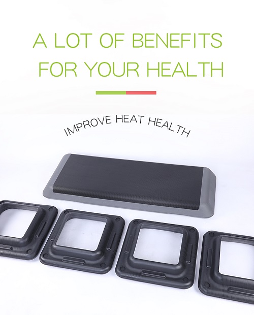 Scheda a gradini regolabile Fitness in plastica a basso costo piattaforma aerobica Scheda a gradini regolabile Fitness in plastica a basso costo piattaforma aerobica