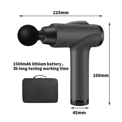 Gun di massaggio a touch screen a LED