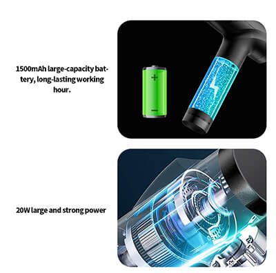 Gun di massaggio a touch screen a LED