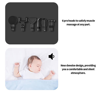 Gun di massaggio a touch screen a LED