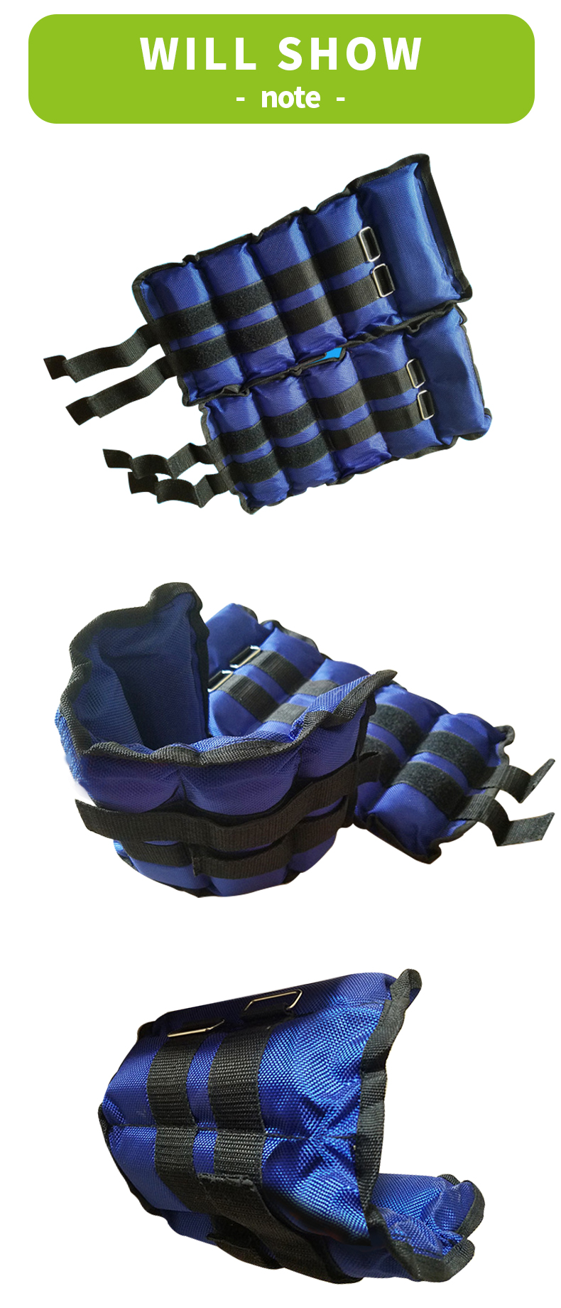 Pesi di stoffa oxford regolabili