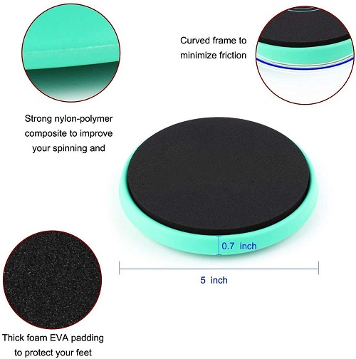 Ballet Dance Turn Pirouette Board Nuovo Circle Design Ballet Turn Torn Aboard per ballerino