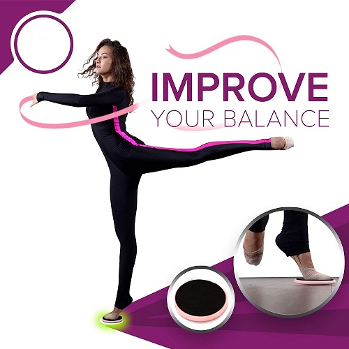 Ballet Dance Turn Pirouette Board Nuovo Circle Design Ballet Turn Torn Aboard per ballerino