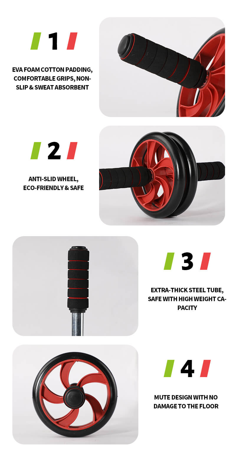 Roller dell'esercizio addominale AB ruota