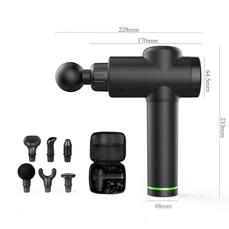 6 teste massaggio pistola