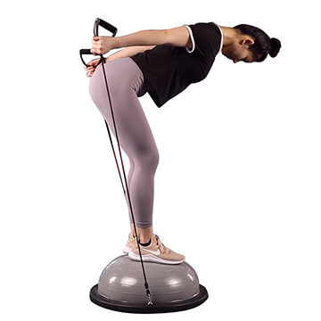 Palla bosu con bande di resistenza Palla bosu con bande di resistenza