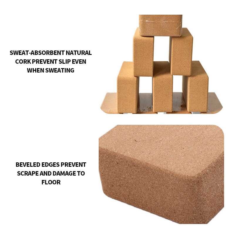 Blocco yoga di sughero