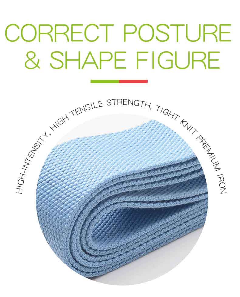 Cinturino da yoga non elastico all'ingrosso con fibbia Cinturino da yoga non elastico all'ingrosso con fibbia