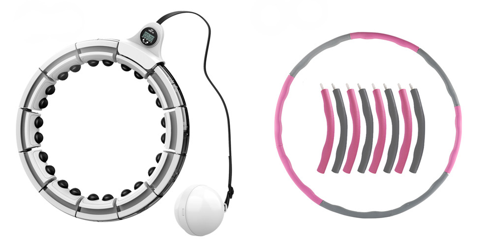 Hoops hula staccabili contro hula hoops ordinari