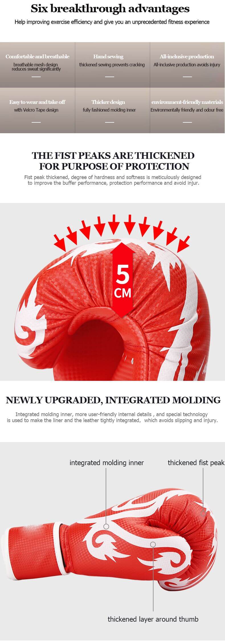 Guanti da allenamento per boxe professionisti