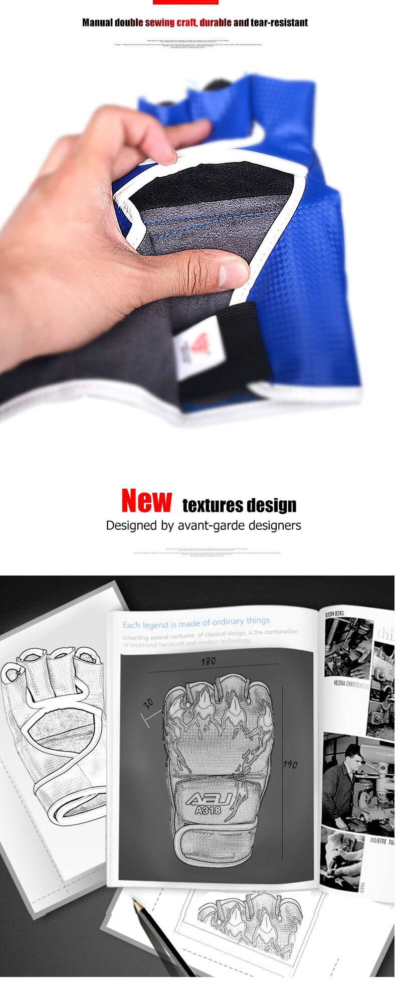 Guanti da boxe a metà dita