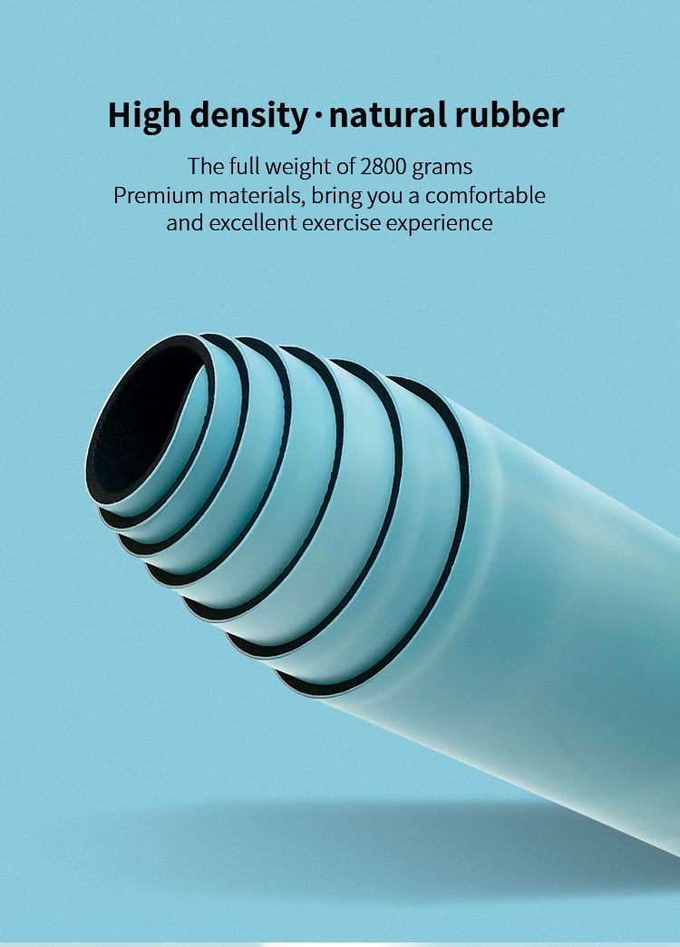 Tappetino da yoga in gomma naturale colorato