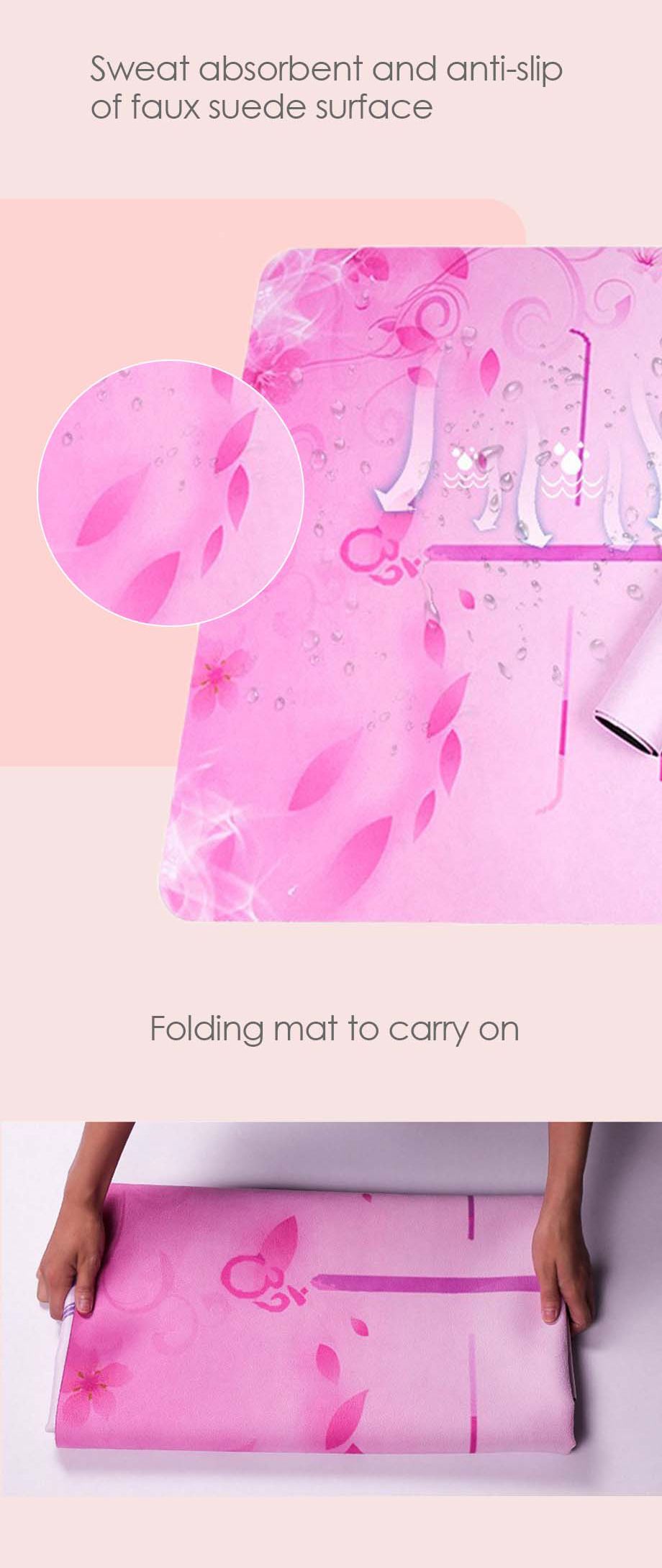 Tappetino yoga pieghevole