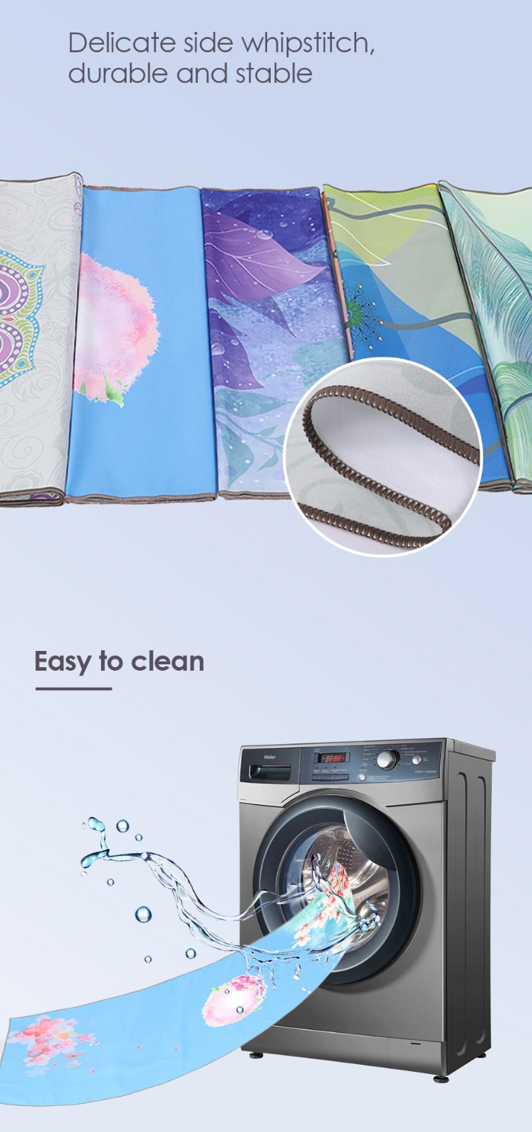 Asciugamano da yoga in microfibra