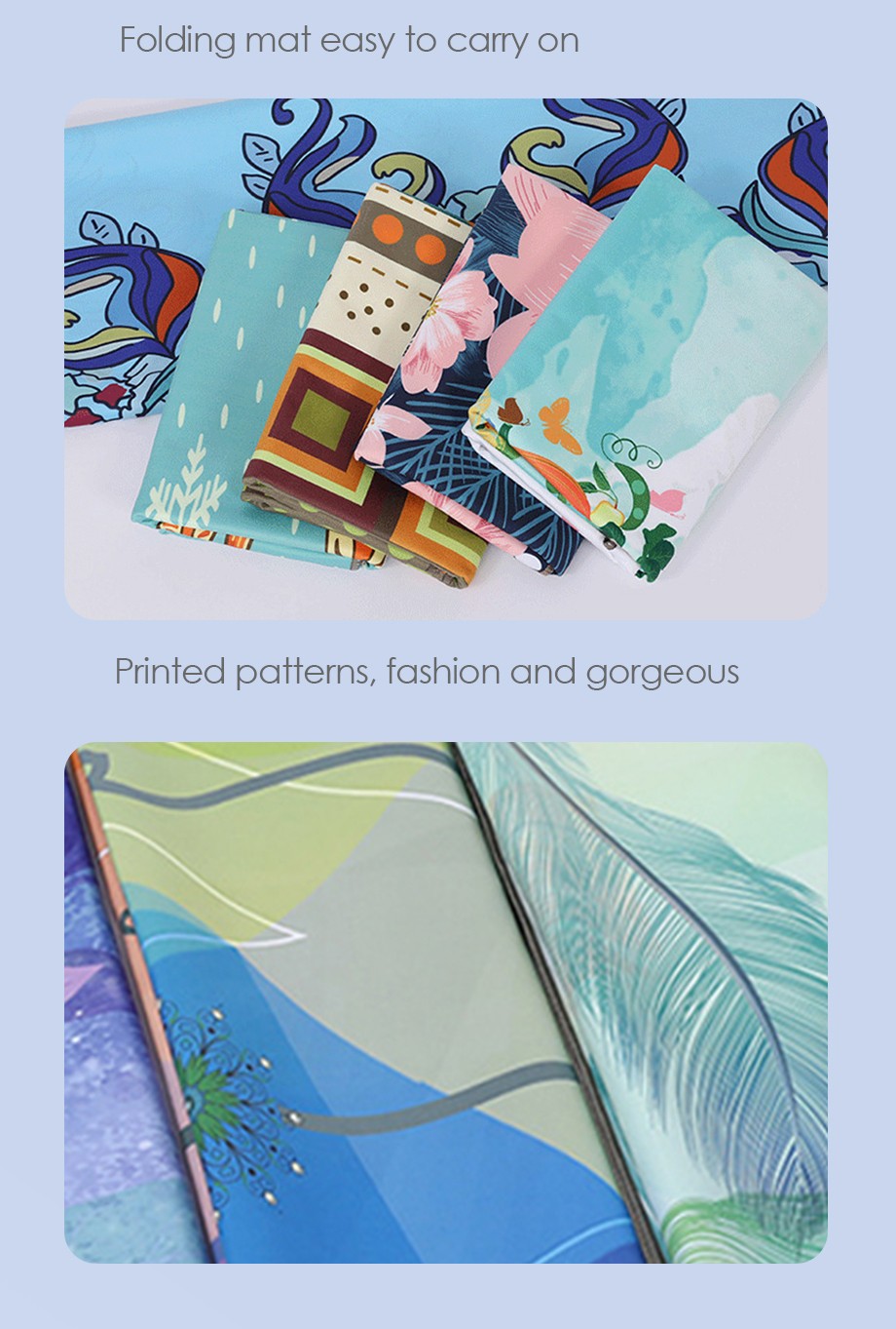 Asciugamano da yoga in microfibra