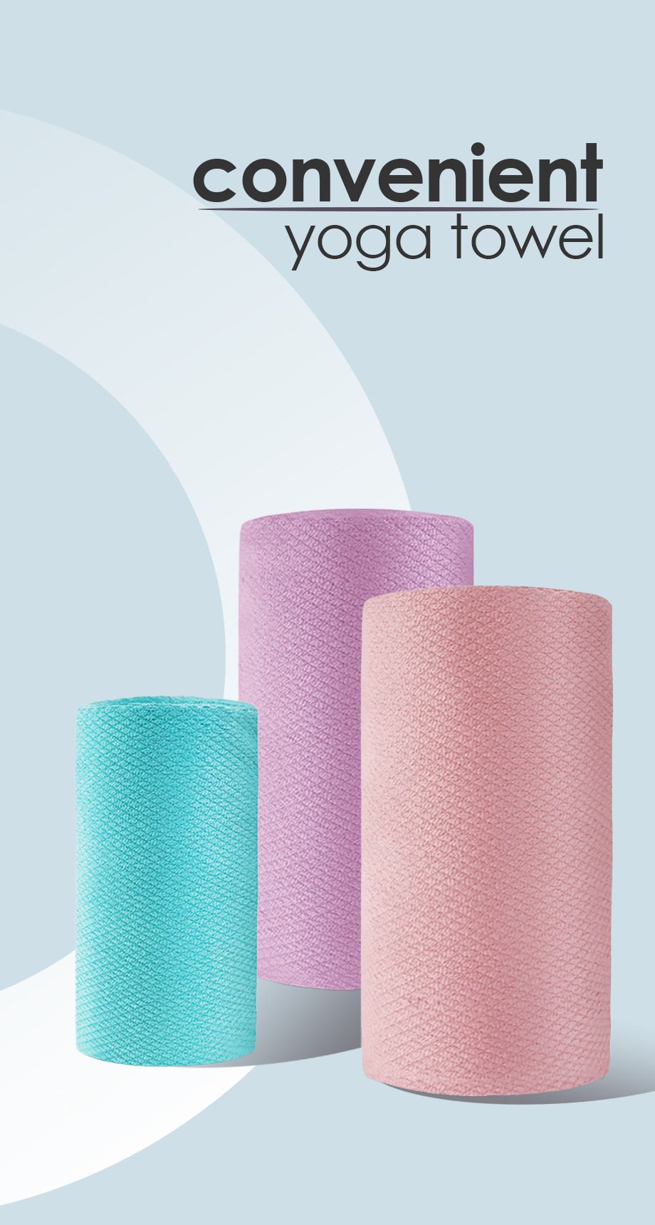 Comodo asciugamano da yoga Comodo asciugamano da yoga