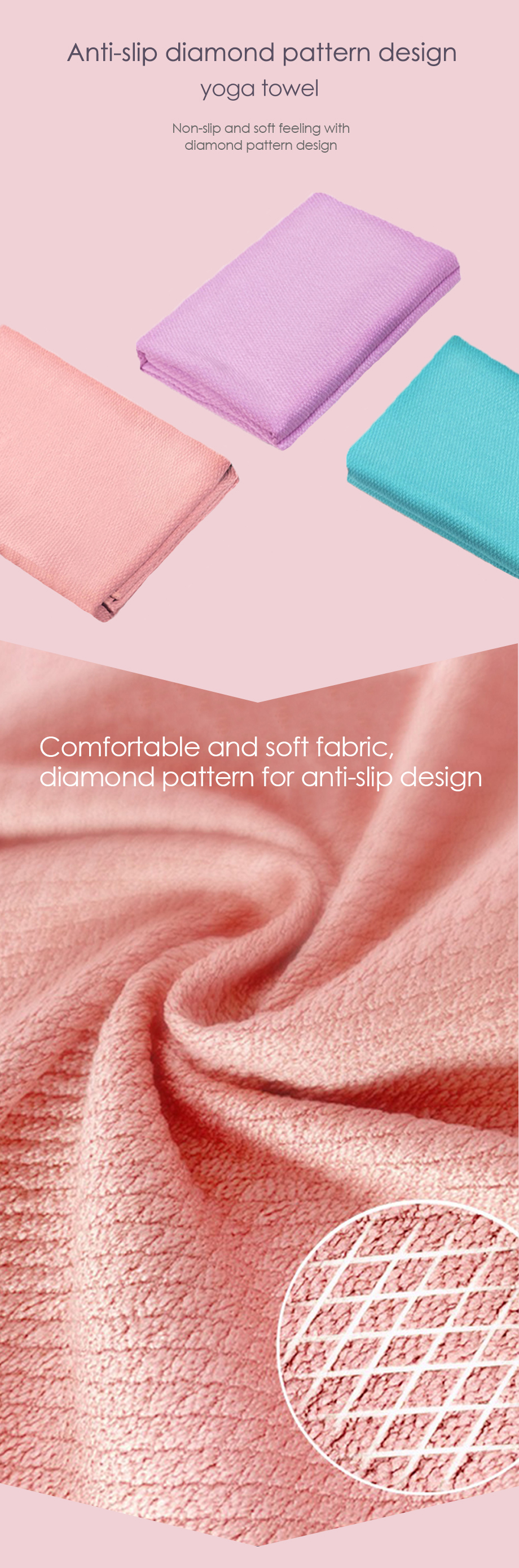 Comodo asciugamano da yoga Comodo asciugamano da yoga