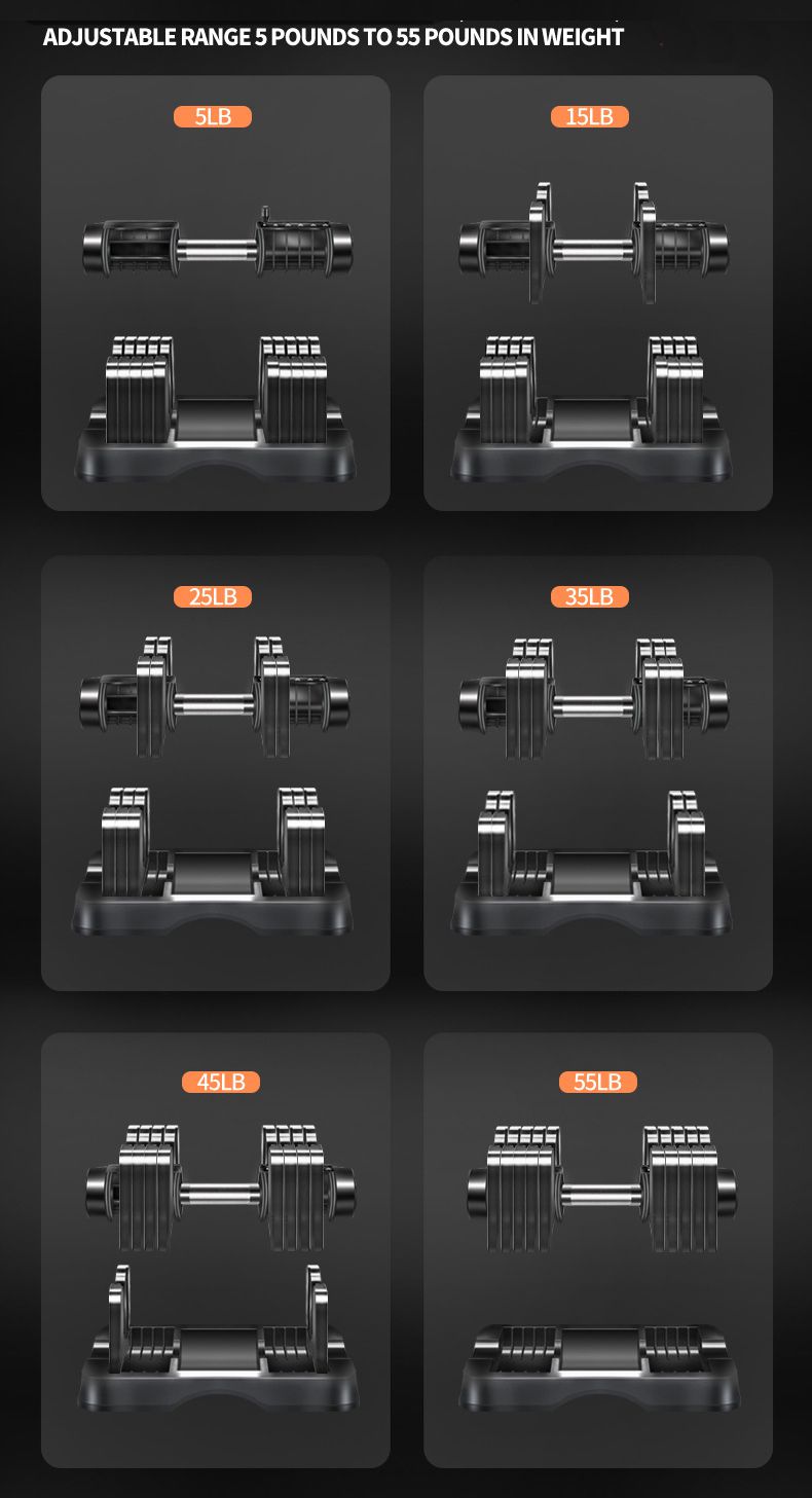 Subbell regolabili da 55 libbre/25 kg all'ingrosso