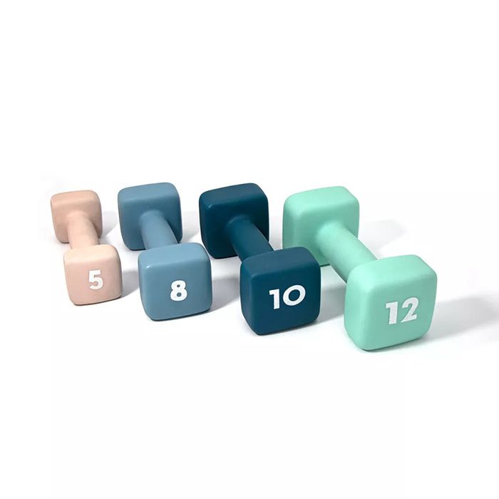 Signore all'ingrosso color neoprene ghisa quadrate manubri