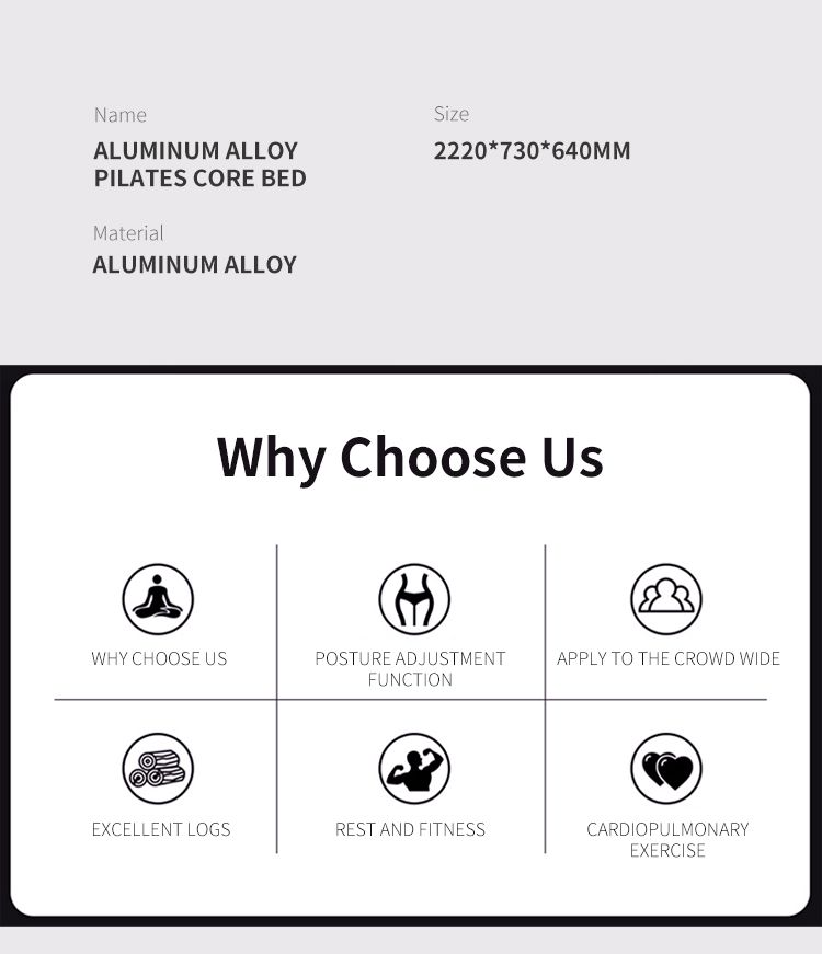 Letto core in lega di alluminio