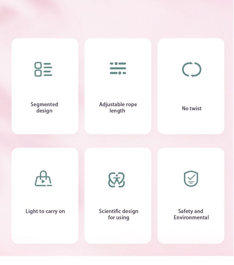 PVC Skipping Rope segmentato PVC Skipping Rope segmentato