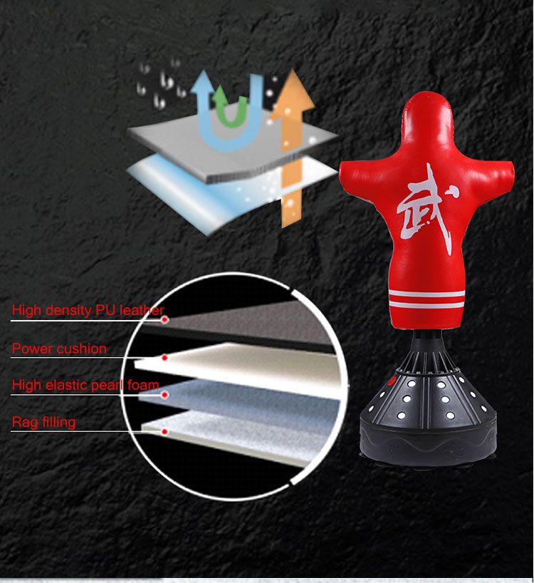 Borsa da punzonatura in piedi umanoide Borsa da punzonatura in piedi umanoide