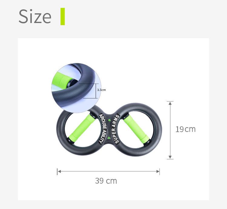 Esercitatore di forza del braccio muscolare di 8 parole