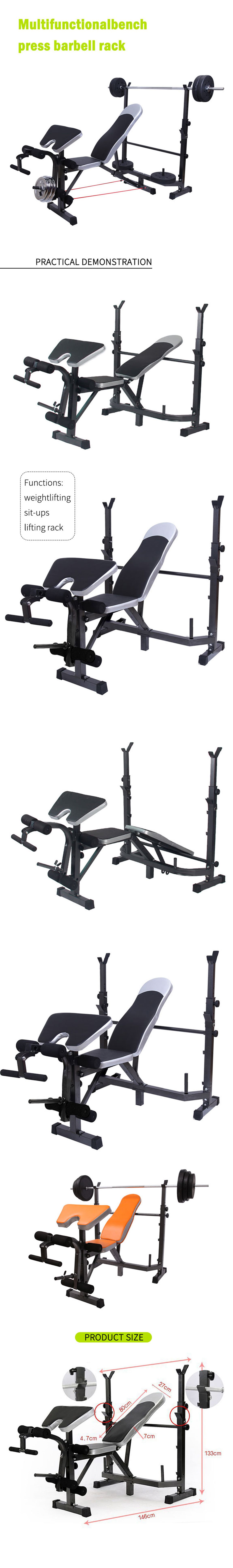 Rack per panca multifunzionale regolabile