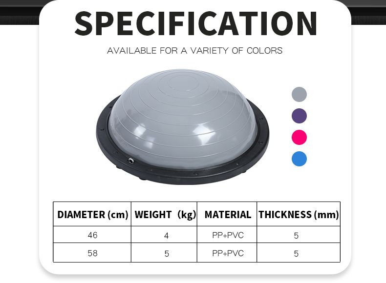 Palla bosu con bande di resistenza Palla bosu con bande di resistenza
