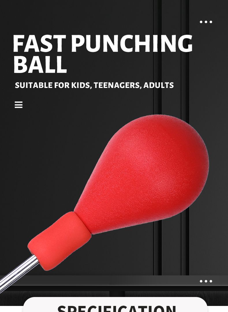 Borsa da boxe per pugno di pulizia in piedi