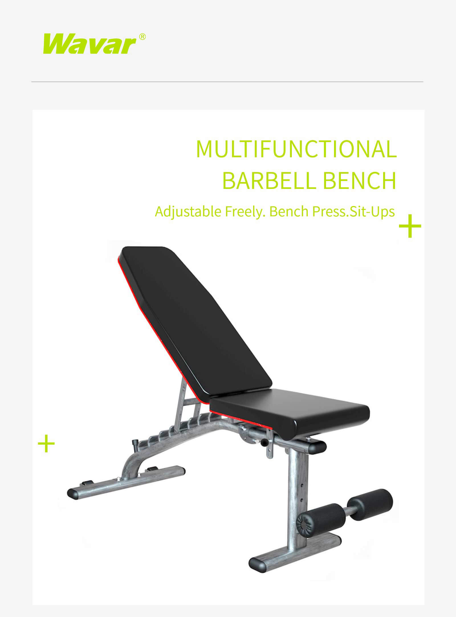 Panchina di peso regolabile