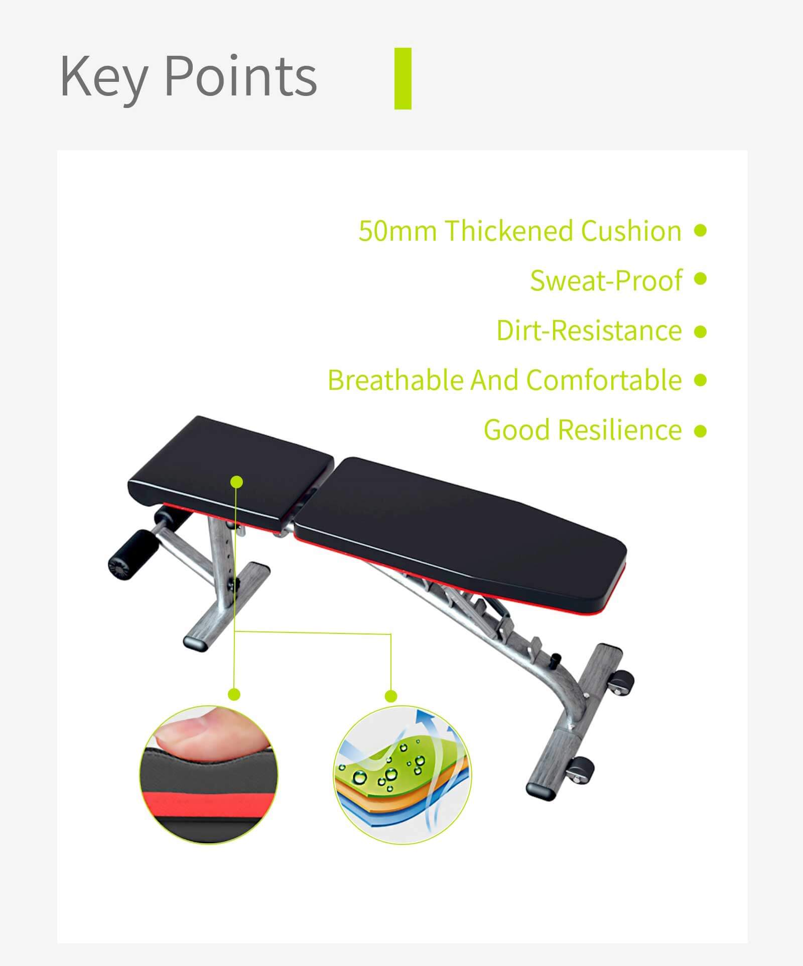 Panchina di peso regolabile