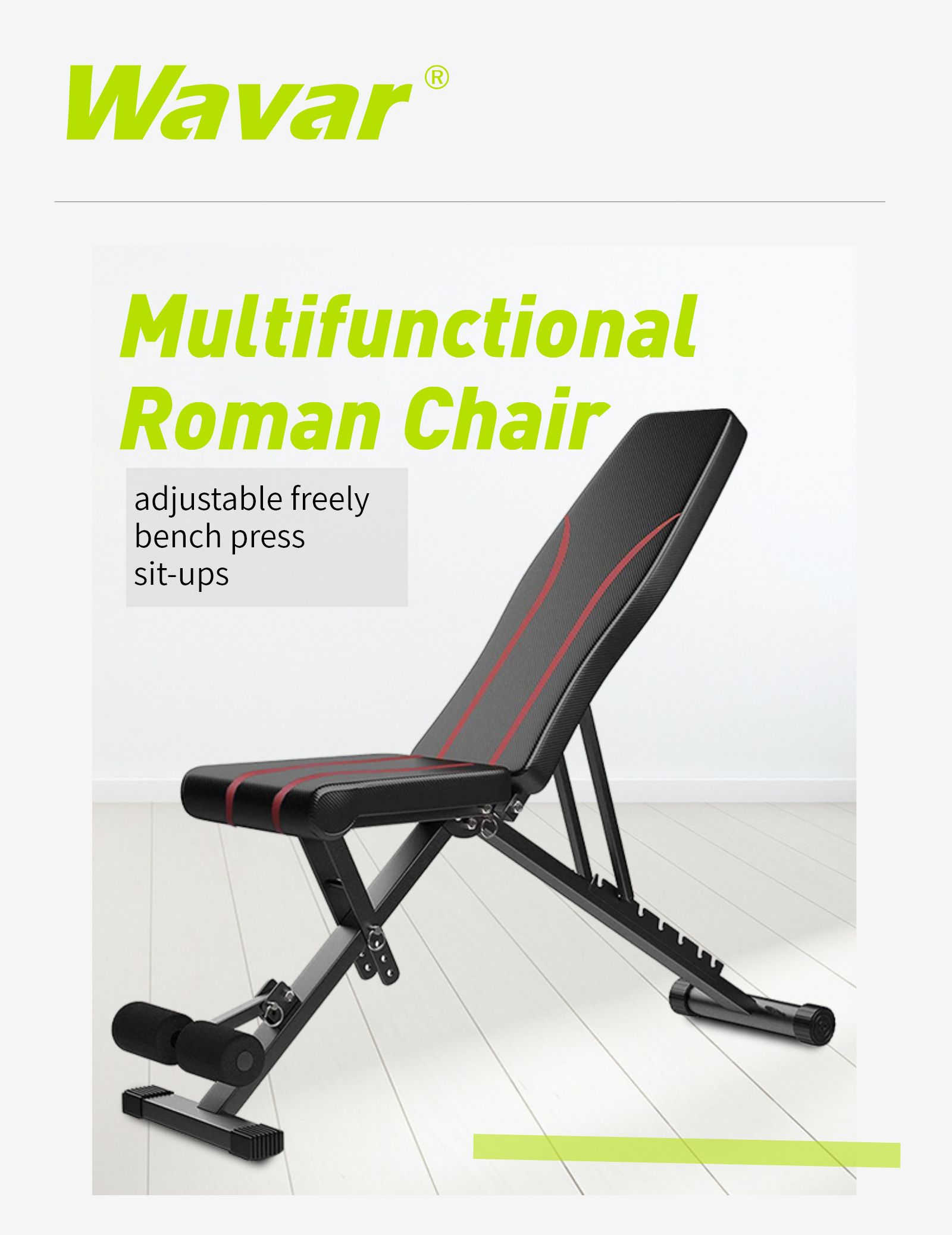 Sedia romana regolabile multifunzionale Sedia romana regolabile multifunzionale