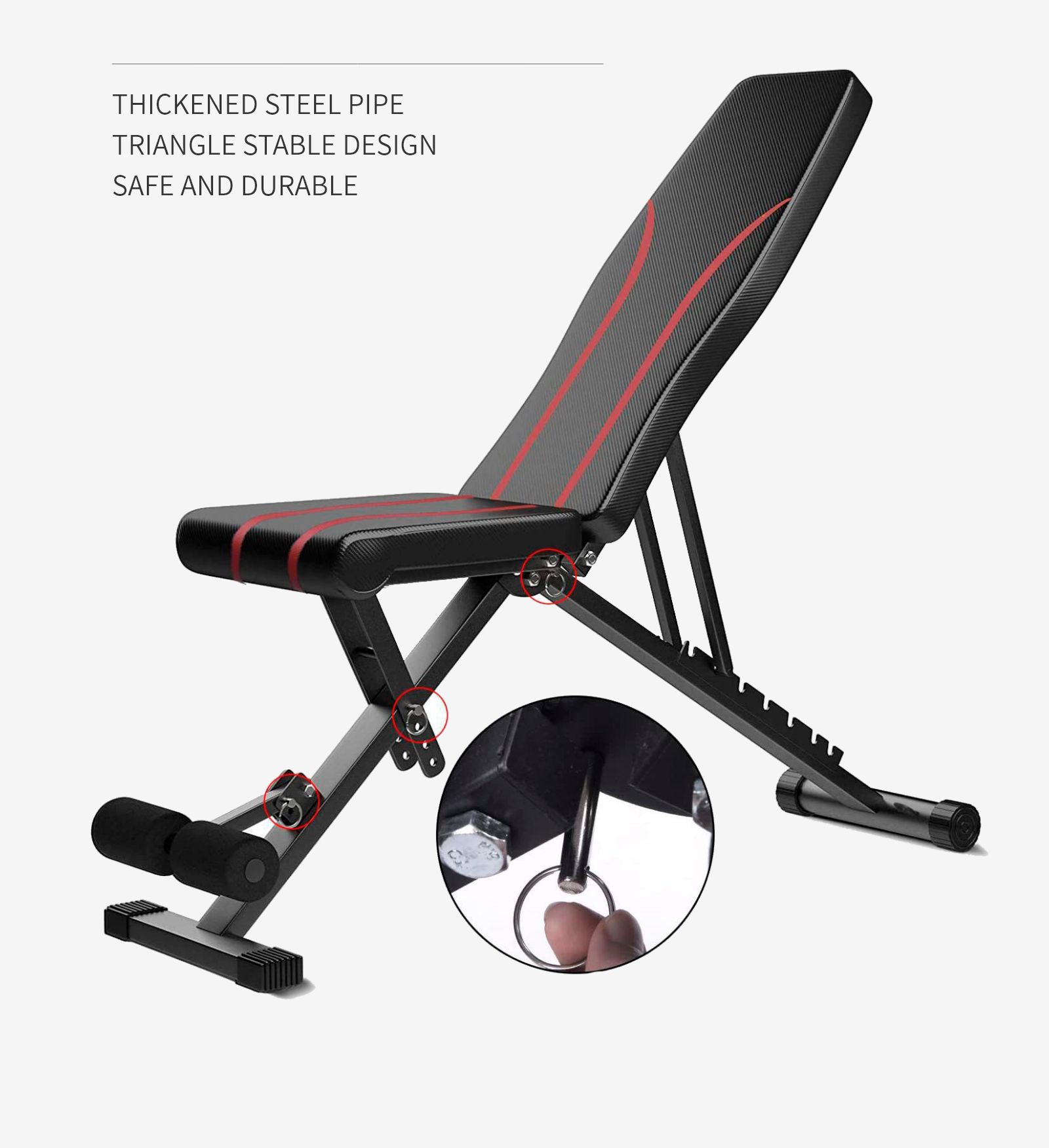 Sedia romana regolabile multifunzionale Sedia romana regolabile multifunzionale