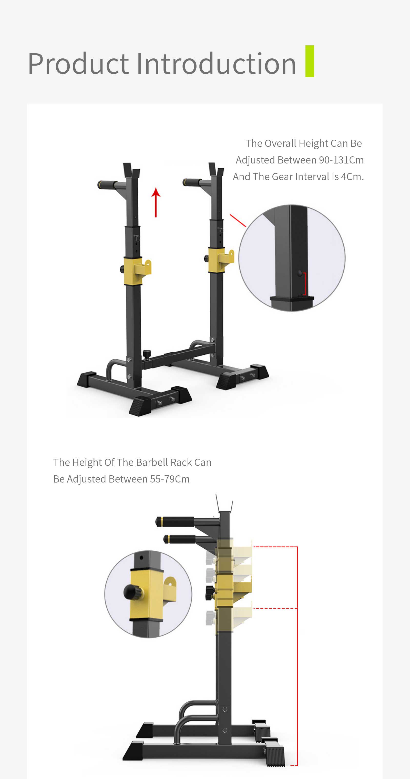 Rack di squat multifunzionale Rack di squat multifunzionale