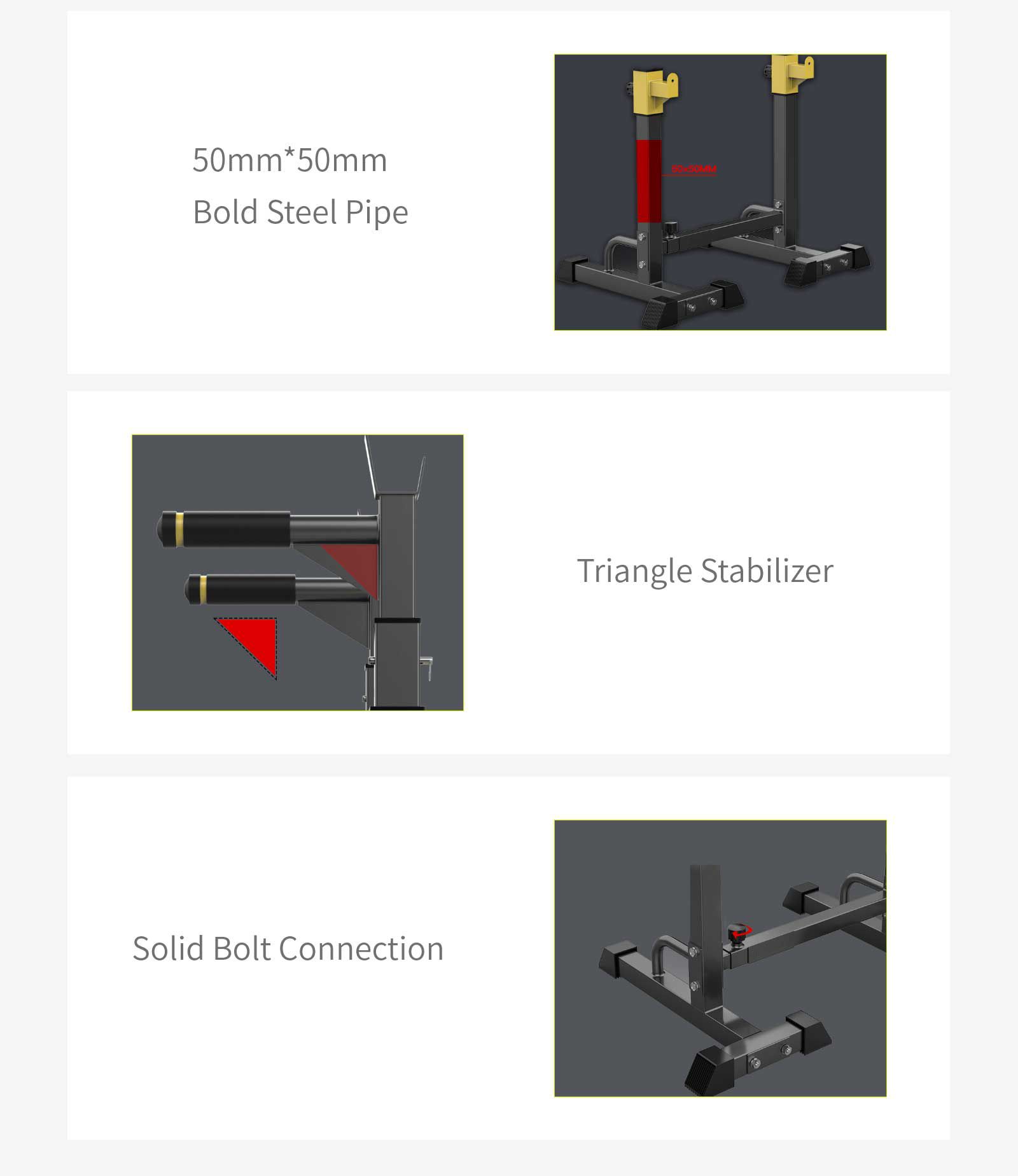 Rack di squat multifunzionale Rack di squat multifunzionale