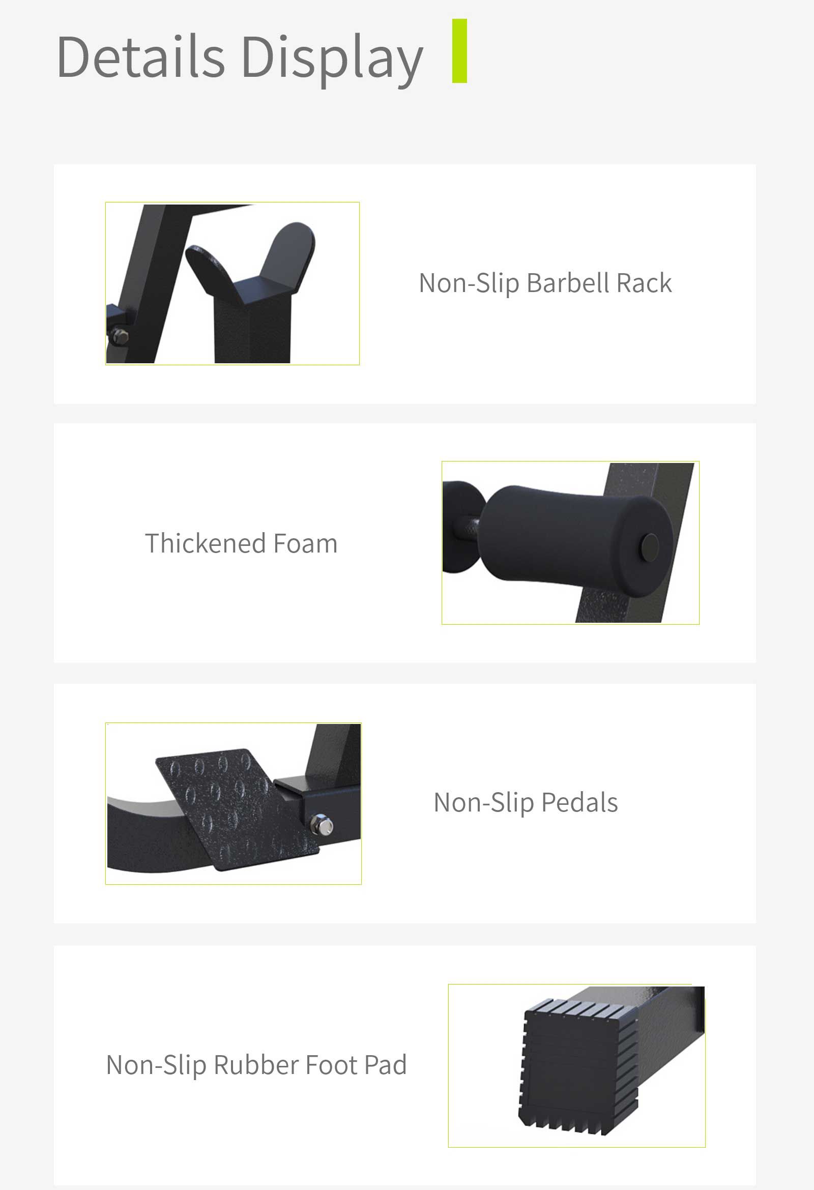 Rack di allenamento a bicipite multifunzionali Rack di allenamento a bicipite multifunzionali