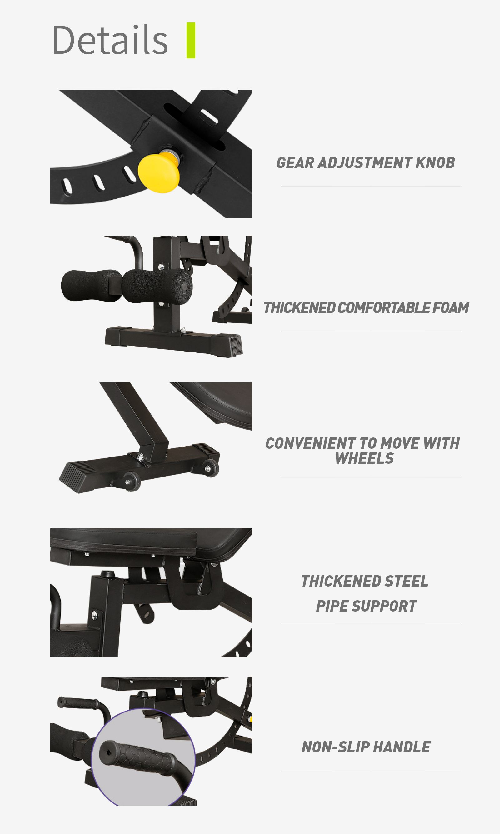 Banco di manubri multifunzionale Banco di manubri multifunzionale