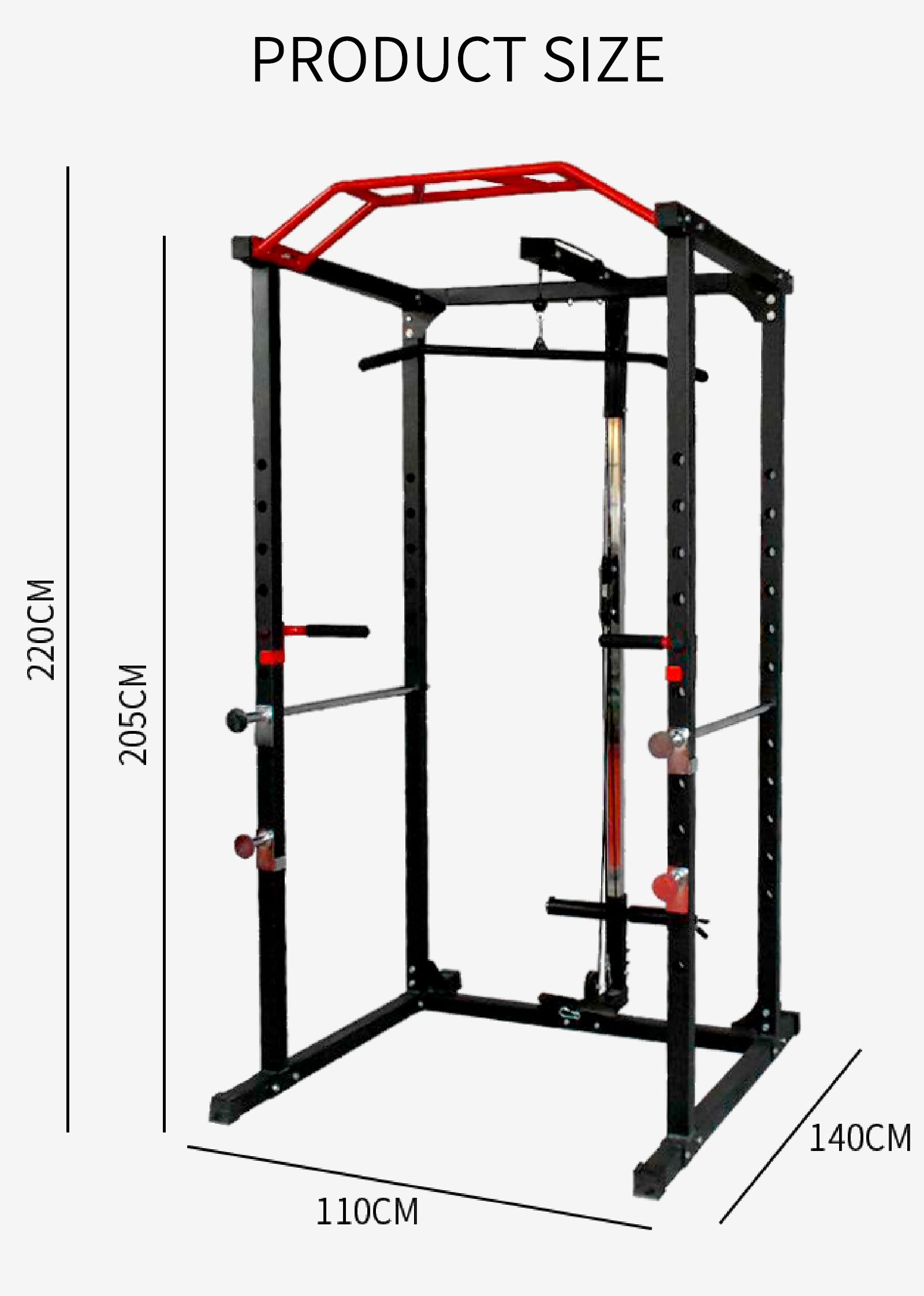 Rastrelliera di squat per la casa Rastrelliera di squat per la casa