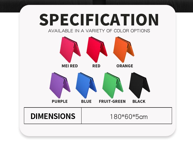 Tappetino da ginnastica addensato pieghevole Tappetino da ginnastica addensato pieghevole