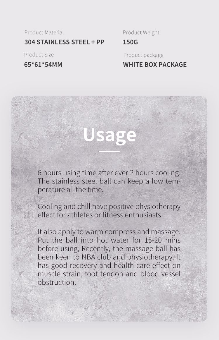 Sfera per rulli manuali freddi in acciaio inossidabile