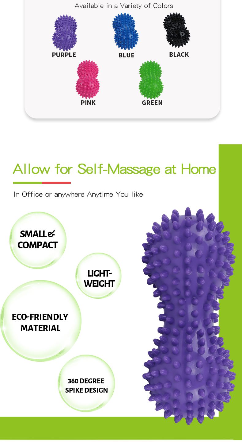 Balla di massaggio in PVC a forma di arachidi