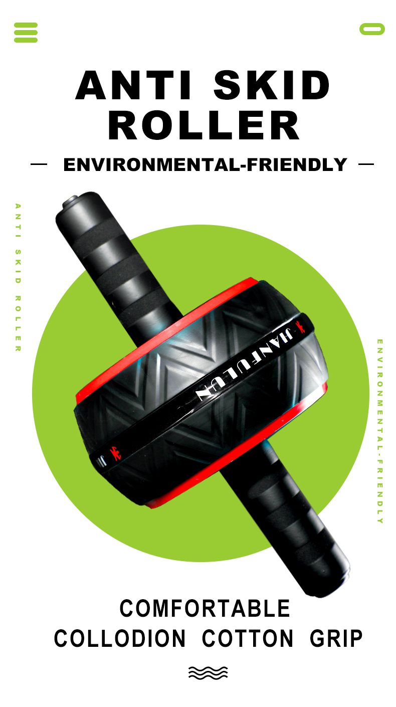 Rullo addominale e tappetino per ginocchini Rullo addominale e tappetino per ginocchini