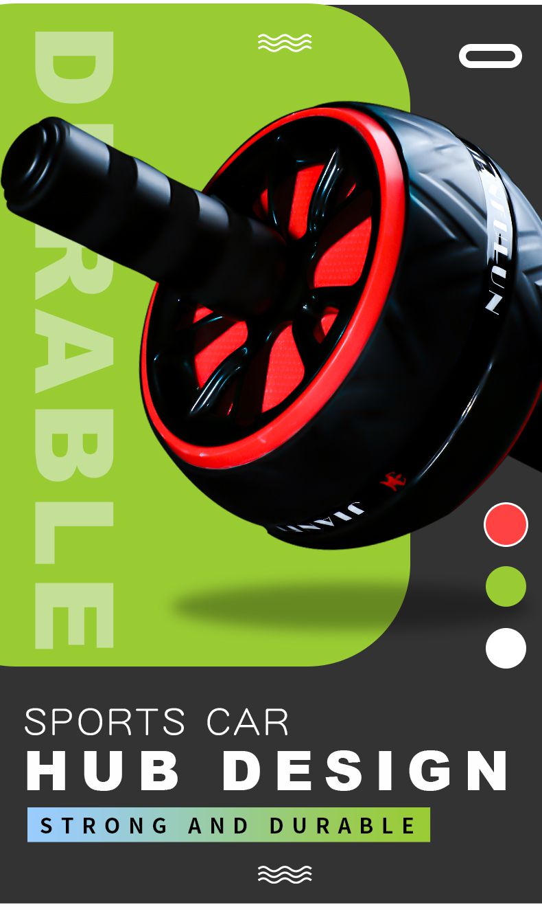 Rullo addominale e tappetino per ginocchini Rullo addominale e tappetino per ginocchini