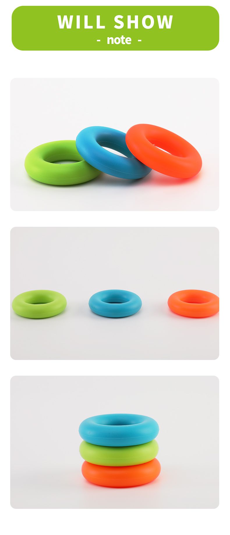 Easy trasportare trainer di resistenza all'anello a mano in gomma in gomma in gomma