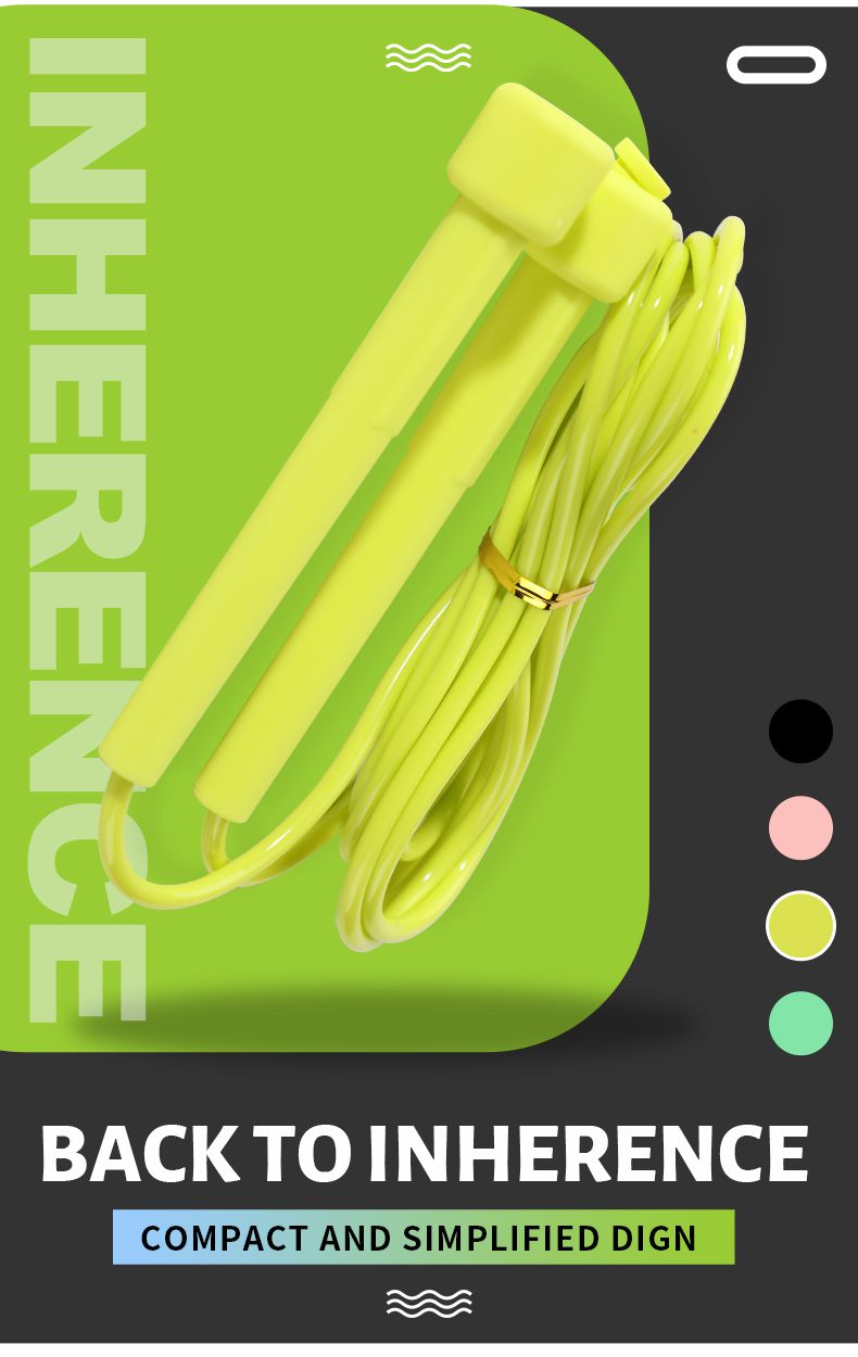 Falza di salto in PVC regolabile con manici non slip Falza di salto in PVC regolabile con manici non slip