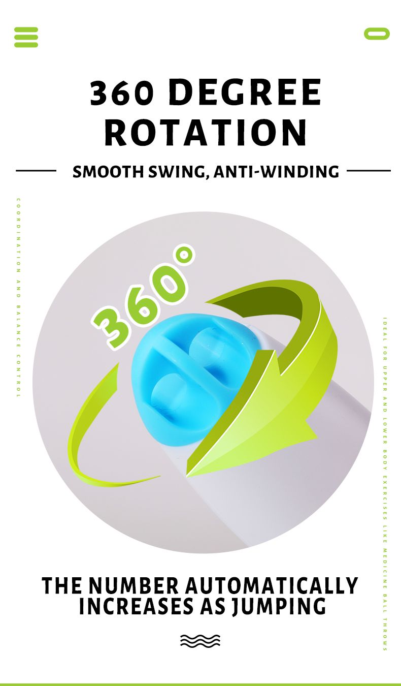 Conteggio meccanico che salta la corda per la maniglia a forma di pesce corda per saltare Conteggio meccanico che salta la corda per la maniglia a forma di pesce corda per saltare