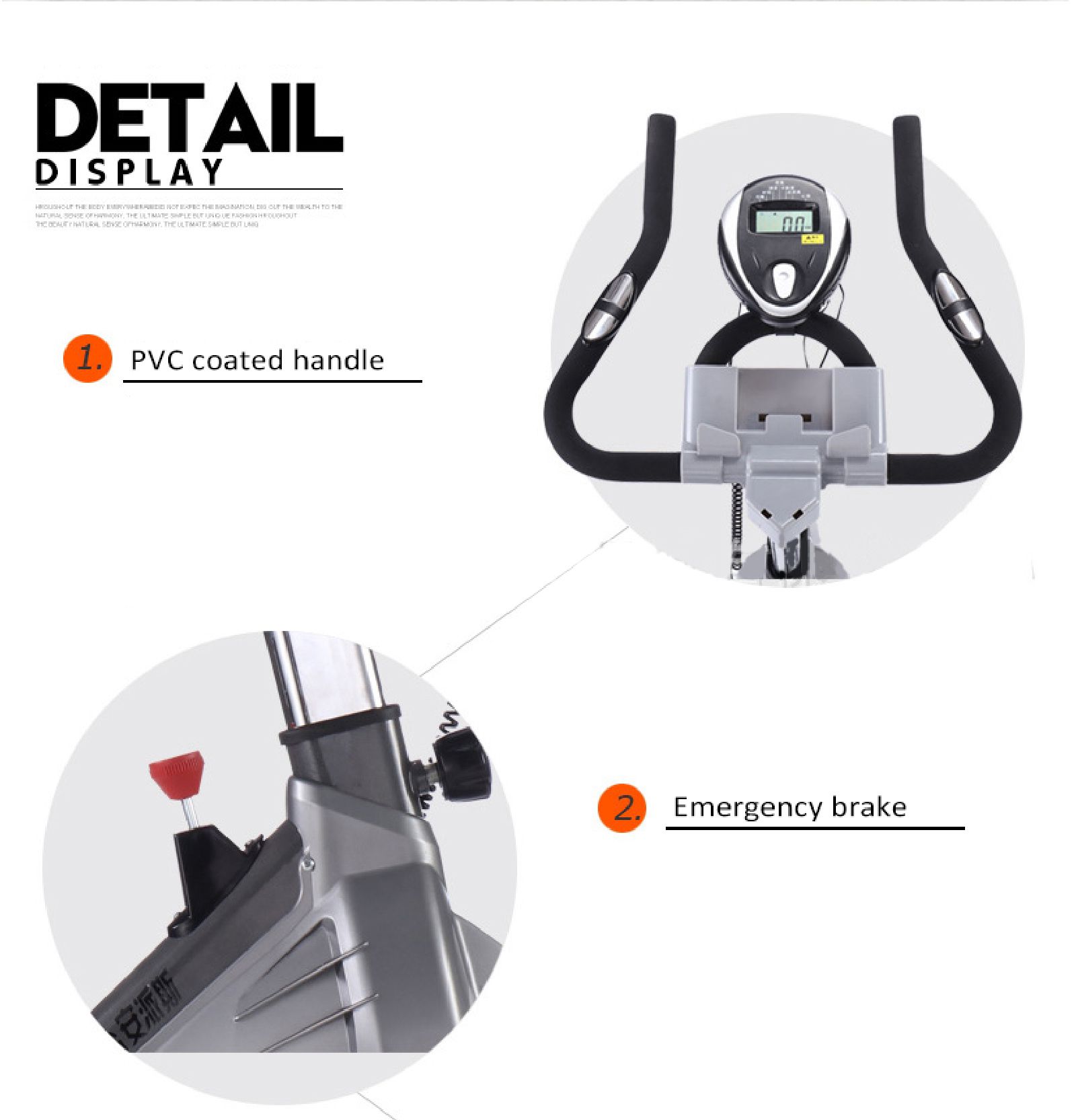 Bici ciclistica aerobica per allenamento per esercizi