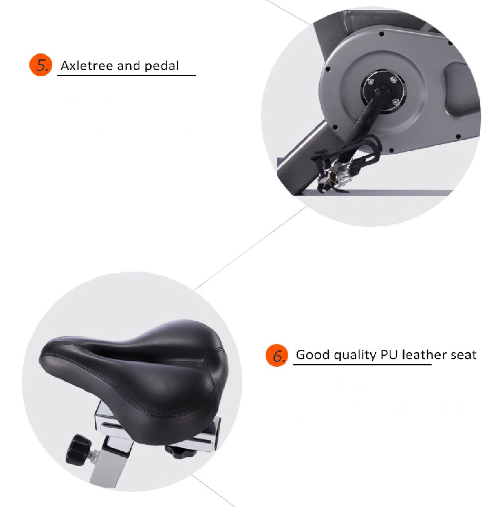 Bici ciclistica aerobica per allenamento per esercizi